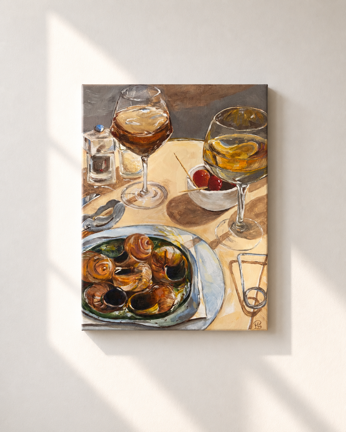 First Escargot Dish 11x14"